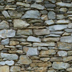 Dry stone wall background texture cloesup
