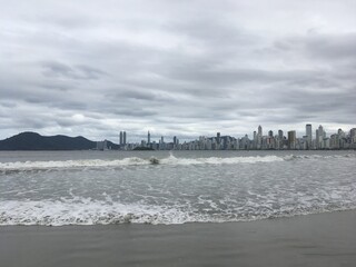 beach in the morning