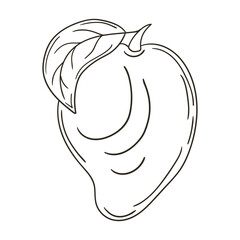 Coloring Illustration in hand drawn style. Children's drawings