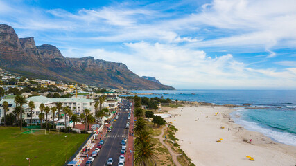 Naklejka premium View of Cape Town in South Africa