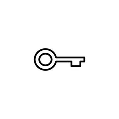Key icon vector illustration. Key sign and symbol.