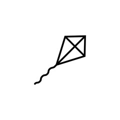 Kite icon vector illustration. kite sign and symbol