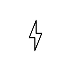 Lightning icon vector illustration. electric sign and symbol. power icon. energy sign