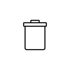 Trash icon vector illustration. trash can icon. delete sign and symbol.