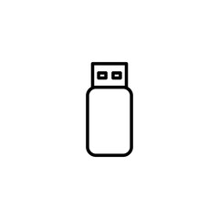 Usb icon vector illustration. Flash disk sign and symbol. flash drive sign.