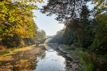 Verduisterende rolgordijnen Rakotzbrücke Rakotzbrücke im Herbst