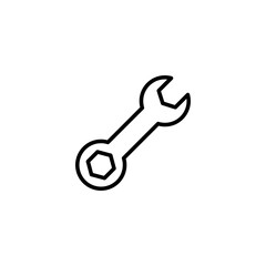 Wrench icon vector illustration. repair icon. tools sign and symbol