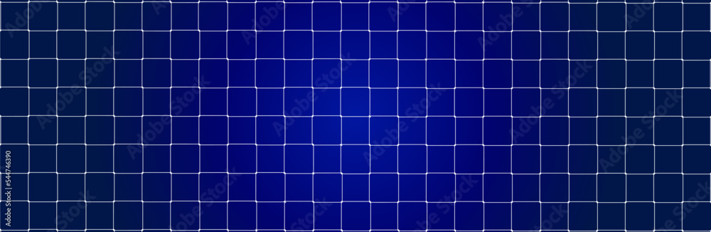 Wall mural net texture pattern on blue gradient background. net texture pattern for backdrop and wallpaper. rea