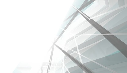 abstract architecture 3d background