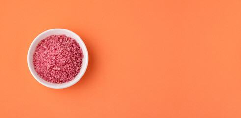 Red wine salt - Condiment to aromatize and season food