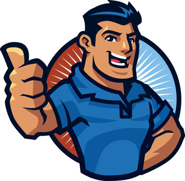 Maintenance Man Cartoon
