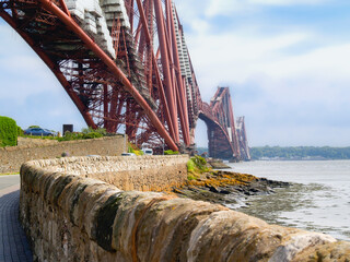 North Queensferry Railway Bridge across Firth of Forth