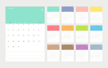 2023 calendar scheduler collection illustration