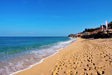 beach of ricadi capo vaticano Italy