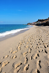 beach of ricadi capo vaticano Italy