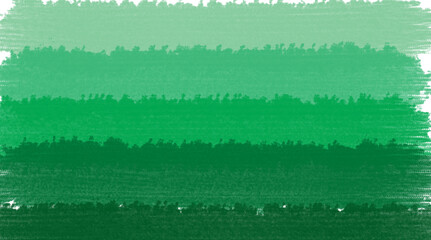 Green paint brush stroke gradation. Banner. Background. abstract watercolor background with brush. Fullframe