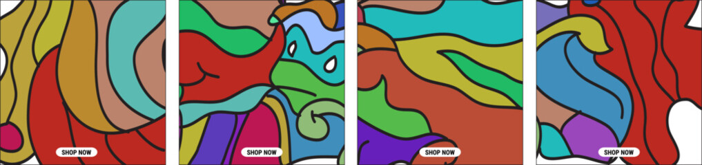 Social Media Post Template for Digital Marketing and Advertising Sale Promo. Eps10 Vector