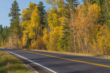 Montana Scenic Fall Drive