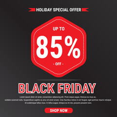 Black friday sale. Black Friday is the day following Thanksgiving Day in the United States Since 1952. Eps10 Vector