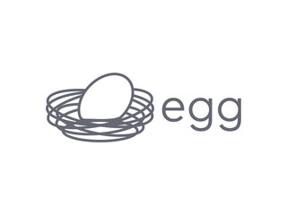 egg and agriculture logo design templates