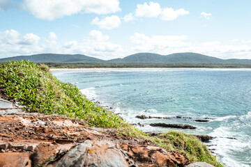 view of the coast of the sea