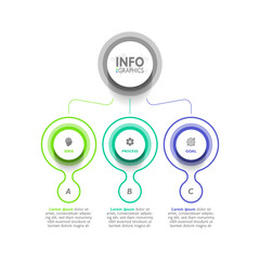 Infographic business icon template design