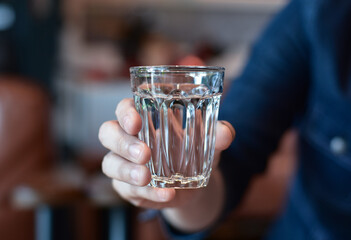 Water is drinkable water in a glass.