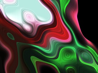 Waves, plasma, motion, abstract background with circles