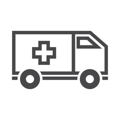 emergency ambulance icon