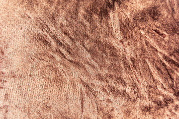 Champagne gold shiny fabric texture bg