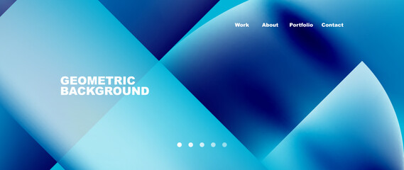 Fototapeta premium Minimal geometric abstract background. Circle and line design. Trendy techno business template for wallpaper, banner, background or landing