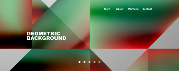 Dynamic lines, triangles, rectangles geometric abstract background. Vector Illustration For Wallpaper, Banner, Background, Card, Book Illustration, landing page