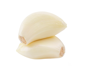 Garlic cloves on transparent png