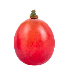 Ripe red grape isolated on transparent png
