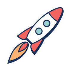 launch spaceship icon