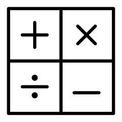Fototapeta premium Calculator icon