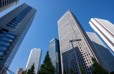Fototapeta na wymiar 東京　新宿　高層ビルの風景