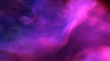 Cosmic background with a blue purple nebula and stars  © ANDREI