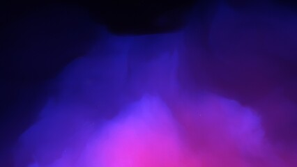 Cosmic background with a blue purple nebula and stars
