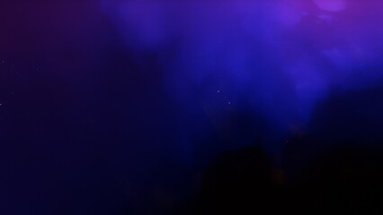 nebula gas cloud in deep outer space, science fiction illustration, colorful space background with stars 3d render
