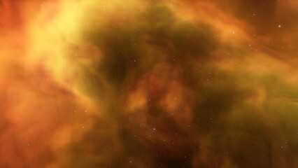 nebula gas cloud in deep outer space, science fiction illustration, colorful space background with stars 3d render
