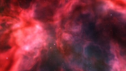 Naklejka premium Space background with realistic nebula and shining stars. Colorful cosmos with stardust and milky way. Magic color galaxy. Infinite universe and starry night. 3d render 