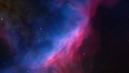 Fototapeta na wymiar Deep outer space with stars and nebula 