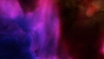 Space of night sky with cloud and stars
