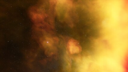 Universe filled with stars, nebula and galaxy
