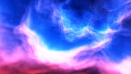 Night sky - Universe filled with stars, nebula and galaxy