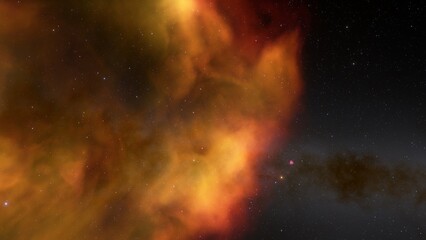 Night sky - Universe filled with stars, nebula and galaxy