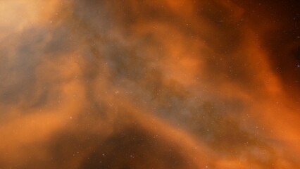 bright nebula, nebula in space, majestic red-purple nebula, beautiful space background 3D render
