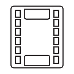 Film, strip, tape icon