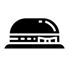 hat glyph icon style